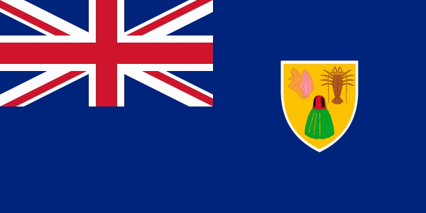 Flaga Wysp Turks i Caicos