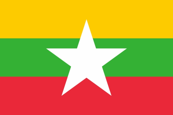 Flaga Mjanmy / Birmy